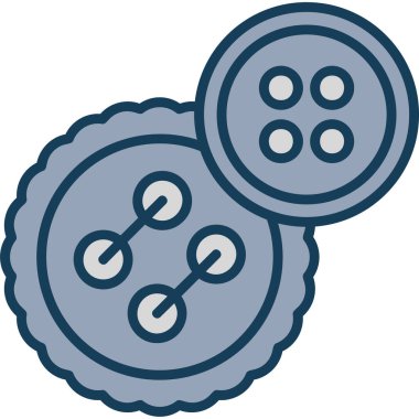 Bakteriler. Web simgesi basit illüstrasyon