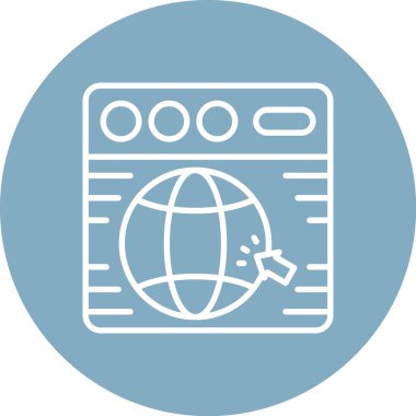 genel iş vektör çizgisi simgesi, işaret, beyaz arkaplan üzerindeki illüstrasyon, düzenlenebilir vuruşlar