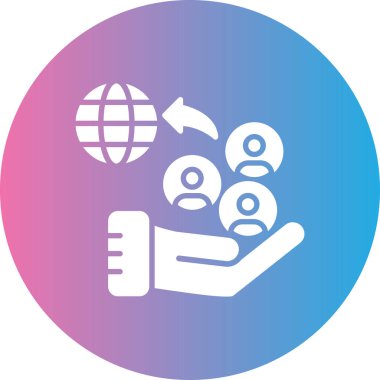 genel ağ simgesi çizimi.