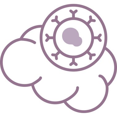 Bulut. Web simgesi basit tasarım