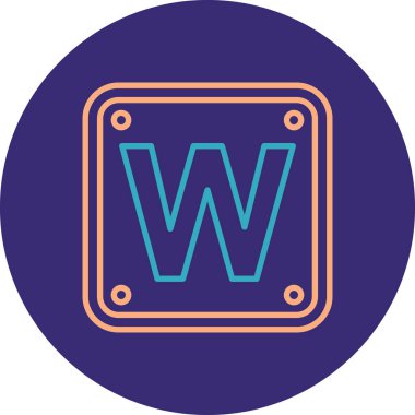 L harfi, modaya uygun tasarım arkaplanı