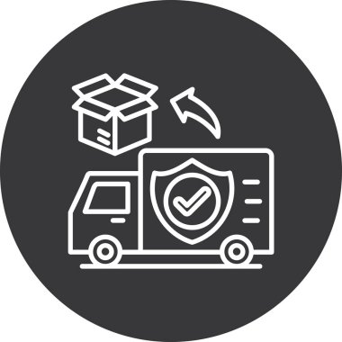 servis simgesi vektör illüstrasyonu