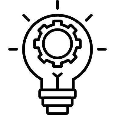 özet biçiminde ampul fikri yenilik simgesi