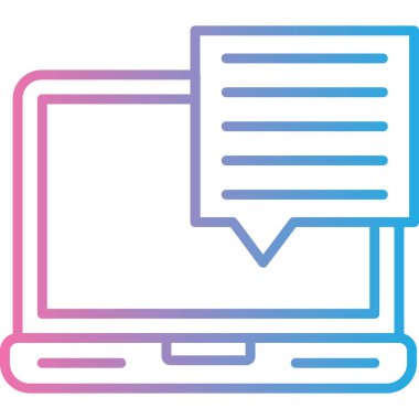 Bilgisayar. Web simgesi basit illüstrasyon