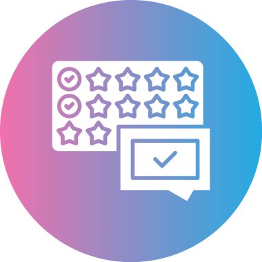 Geri besleme simgesi vektör illüstrasyonu