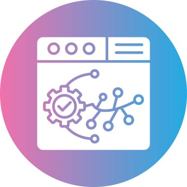 Modern simgenin vektör illüstrasyonu