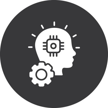 yaratıcı fikir, web simgesi, basit vektör illüstrasyonu