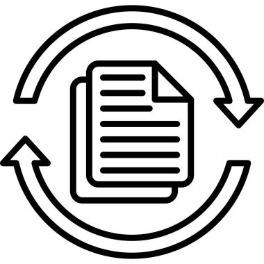 dosya simgesi, vektör illüstrasyonu