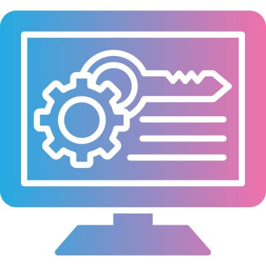 Ayarlama. Web simgesi basit illüstrasyon