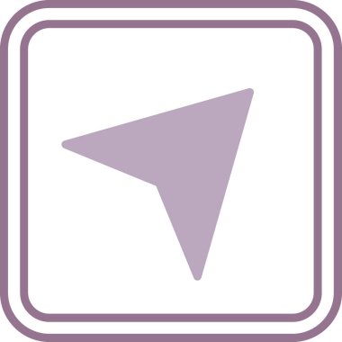 çerçeve içerisindeki işaret sağ ok vektörü simgesi