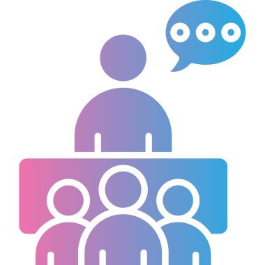 insanlar simge vektör illüstrasyonu