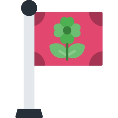 Bahçe bahçe bitkisi düz stil