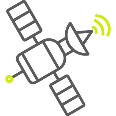 Uydu anten simgesi, özet biçimi