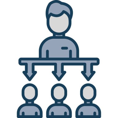 iş takımı simgesi vektör illüstrasyonu