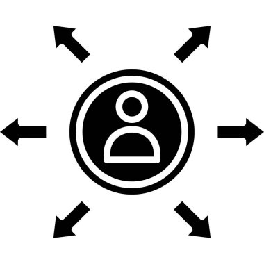 seo modern simgesinin vektör illüstrasyonu