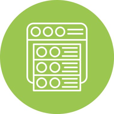 seo modern simgesinin vektör illüstrasyonu