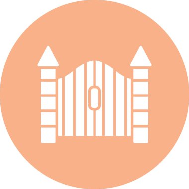 Modern binanın vektör illüstrasyonu