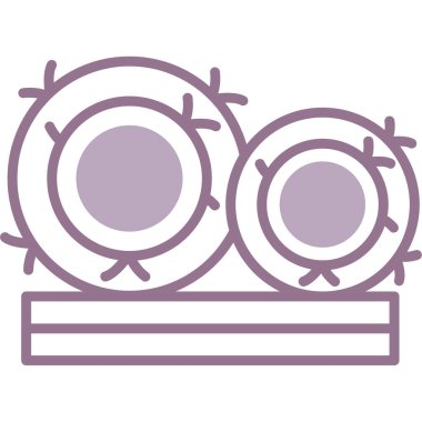 Bir çift maskenin vektör çizimi