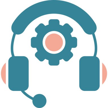 Modern bir çağrı simgesinin vektör çizimi