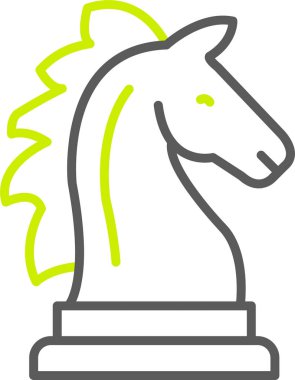 At. Web simgesi basit illüstrasyon