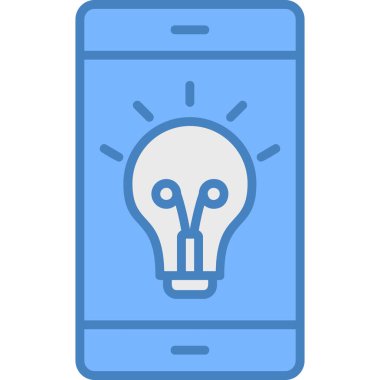 akıllı telefon simgesi vektör illüstrasyonu