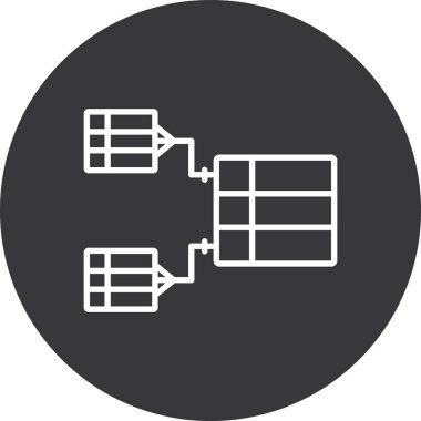 Vektör Seo simgesinde Trendy bir görünüm...