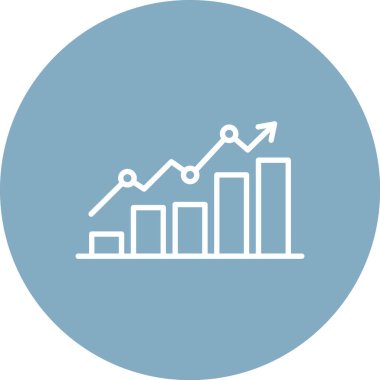 İş ve finans simgelerinin vektör illüstrasyonu