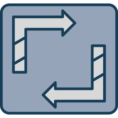 Ok simgesi. vektör illüstrasyonu