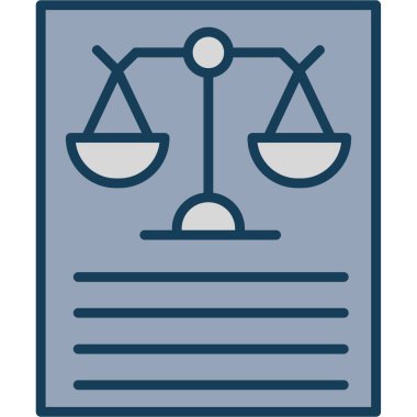 vektör adalet simgesi illüstrasyonu