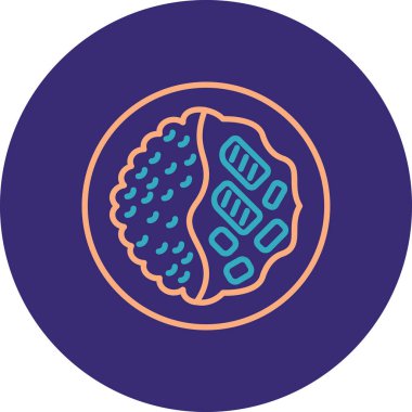 Gıda simgesinin vektör illüstrasyonu