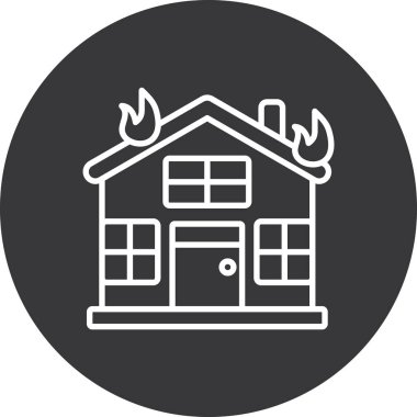 Ev. Web simgesi basit tasarım