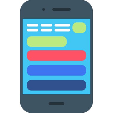 Mobil sohbet. Web simgesi