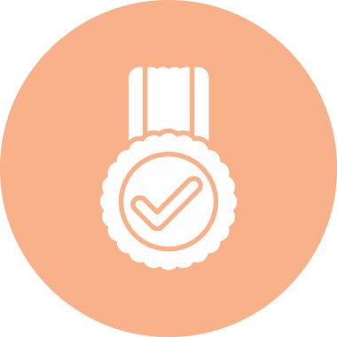 Yuvarlak pulun vektör illüstrasyonu