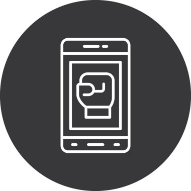 Vektör Mobil simge illüstrasyonu