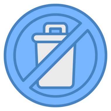 Çöp kutusu vektör illüstrasyonuName