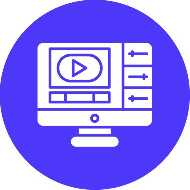 Seo simgesinin vektör illüstrasyonu