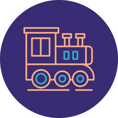 tren vektör simgesi modern simgesi