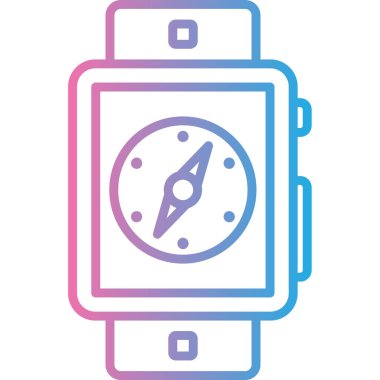 izle simge vektör illüstrasyonu