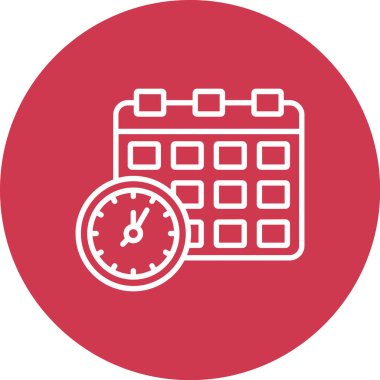 saat vektör simgesi modern basit vektör illüstrasyon simgesi