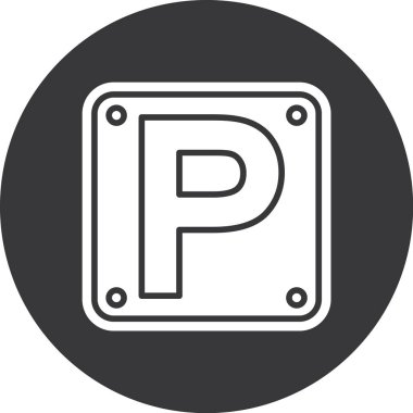 Park simgesi, basit tarzı