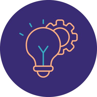 ampul simgesi vektör illüstrasyonu