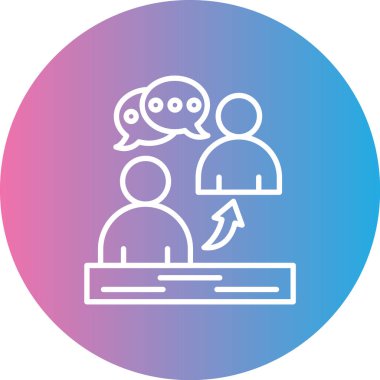 İnsan simgesinin vektör illüstrasyonu