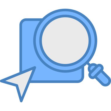 Büyüteç vektör resimlemesi bul