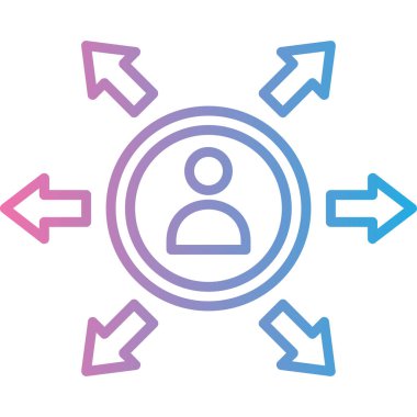 kullanıcı simgesi vektör çizimi tasarımı