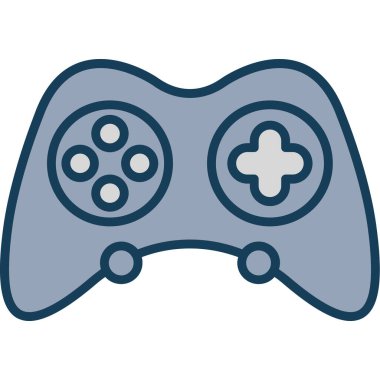 Oyun kolu. Web simgesi basit illüstrasyon