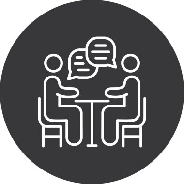 iş simgesi vektör illüstrasyonu