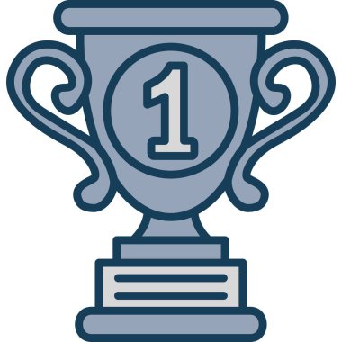 Kazanan Kupası vektör simgesi