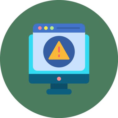 bilgisayar vektör simgesi modern basit tasarım