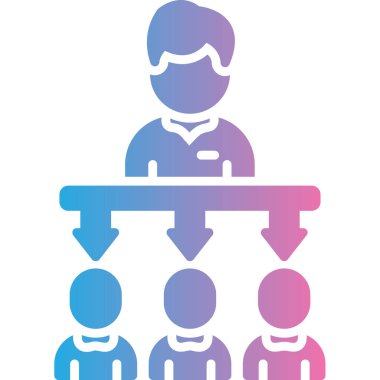 iş simgesi vektör illüstrasyonu