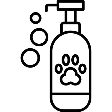 köpek simgesi vektör illüstrasyonu